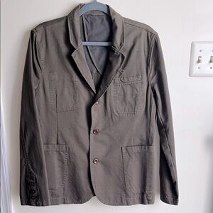 Men's Olive Casual Blazer, size M